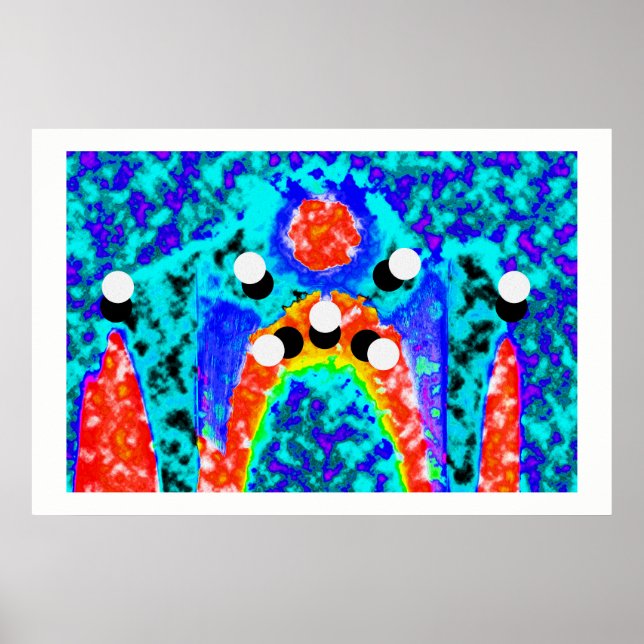 Kosmiska händelser i rymden poster (Framsidan)
