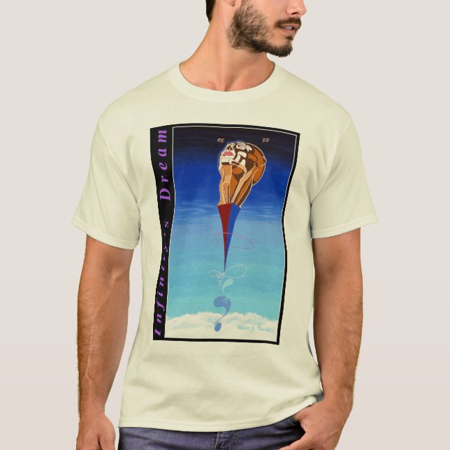 KOSMISKA HUVUDBONADoändlighets dröm T Shirt (Framsida)