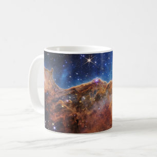 Kosmiska klipp i Carina Nebula James Webb Kaffemugg