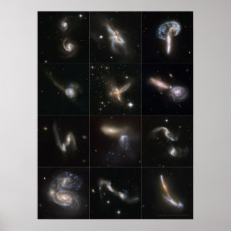 Kosmiska kollisioner 24 x 18 (15 x 20) poster