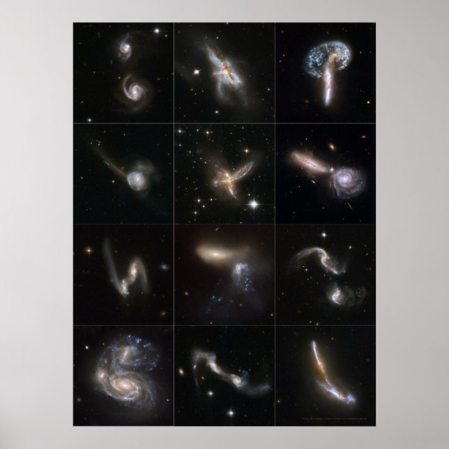 Kosmiska kollisioner 24 x 18 (15 x 20) poster (Framsidan)