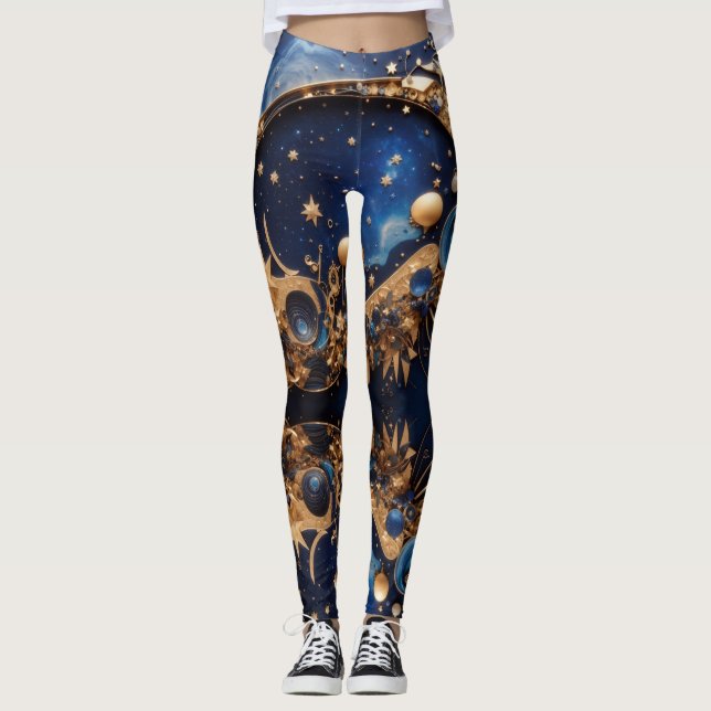 Kosmiska konstellationer - Stellar Women's Leggings (Framsida)