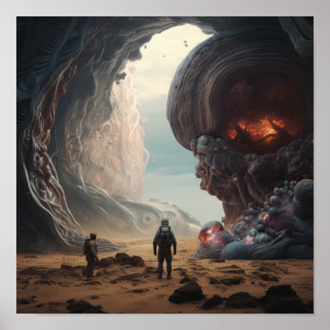 Kosmiska kretsar: En Stellar Journey med NASA:s Poster (Framsidan)