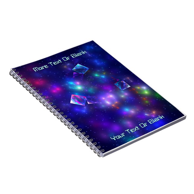 Kosmiska kuber anteckningsbok (Högra Sidan)