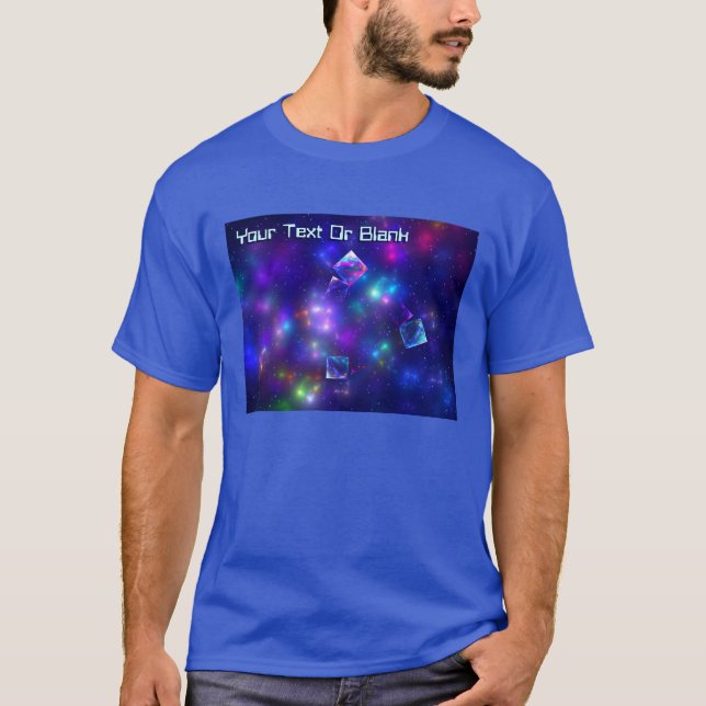 Kosmiska kuber t-shirt (Framsida)