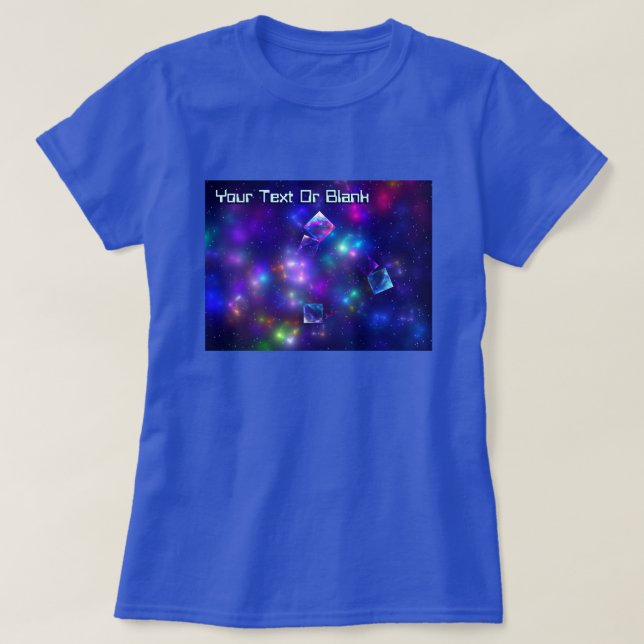 Kosmiska kuber t shirt (Design framsida)