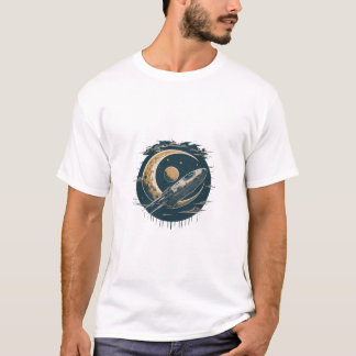 Kosmiska kurvor: grovhetsvarvljus T-Shirt Desig