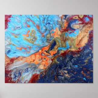 Kosmiska marmor poster