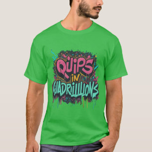 Kosmiska Quips T-Shirt-design i grönt färg T Shirt