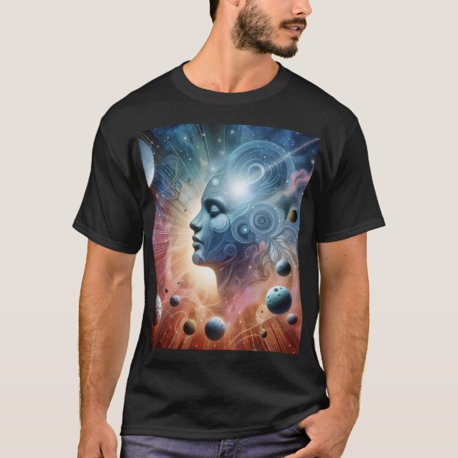 Kosmiska resor: Universum inom USA T Shirt (Framsida)