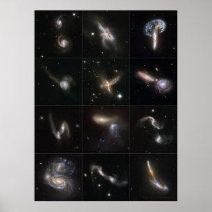 Kosmiska sammanstötningar 24x18 (15x20) poster