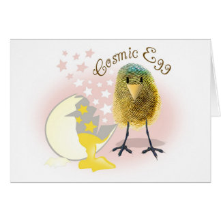 Kosmiska tankar av dig…., hälsningskort