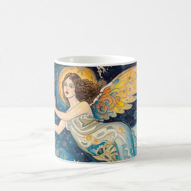 Kosmiskt Ängel  Kaffemugg (Center)