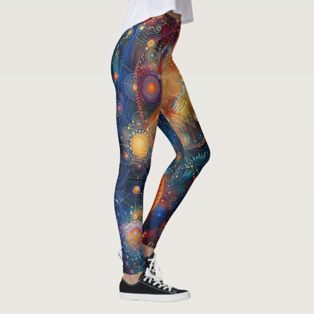 Kosmiskt Astrologiska Leggings (Höger)