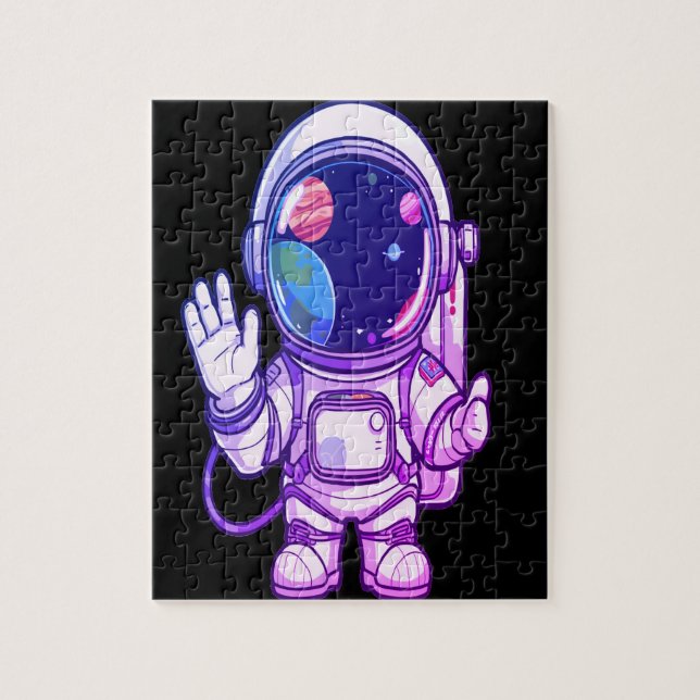 Kosmiskt Äventyr Pussel-planeter Pussel (Vertikal)