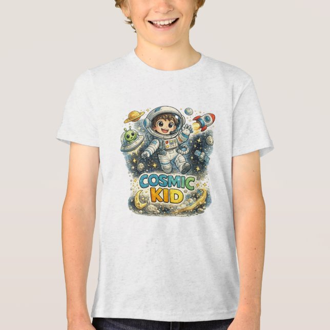 Kosmiskt Barn T Shirt (Framsida)