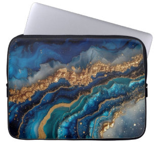Kosmiskt blå bärbar dator med Galaxy-design Laptop Fodral