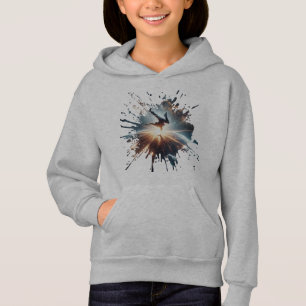 Kosmiskt Breakdancer-konst – Galaxy Hip Hop-dans T Shirt