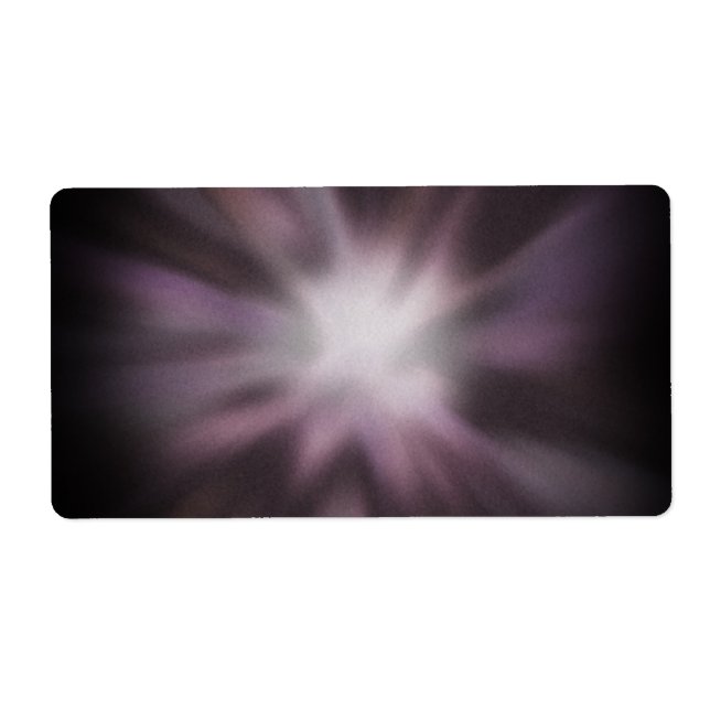 Kosmiskt bristningskonstverk fraktsedel (Framsidan)