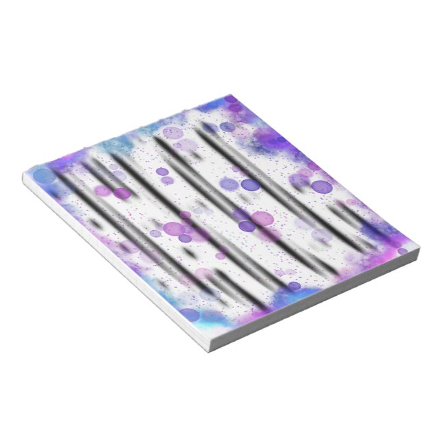 Kosmiskt bubbelflöde anteckningsblock (Vinklad)