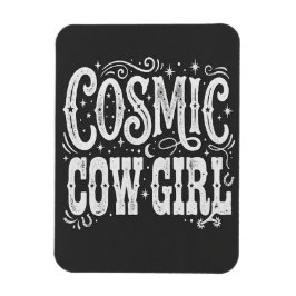 Kosmiskt Cow Girl-magnet - Rollig Gif med sydstats Magnet