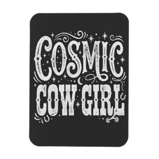 Kosmiskt Cow Girl-magnet - Rollig Gif med sydstats Magnet