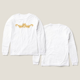 Kosmiskt Design Guld Galax Stjärnor T Shirt