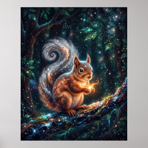 Kosmiskt Ekorreuppdrag av Stjärnfrön Poster