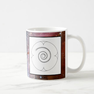Kosmiskt Elektromagnetisk Livsenergi Kaffemugg