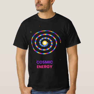 Kosmiskt Energiregnbågsgalax T-Shirt