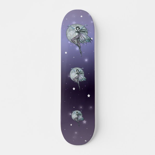 Kosmiskt Fairyt skateboard av Molly Harrison (Framsida)