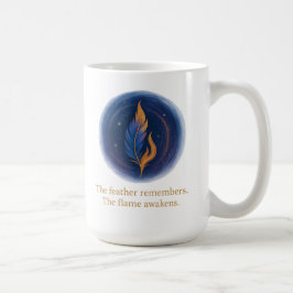 Kosmiskt fjäderdräkt kaffemugg