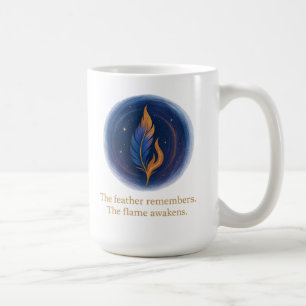 Kosmiskt fjäderdräkt kaffemugg