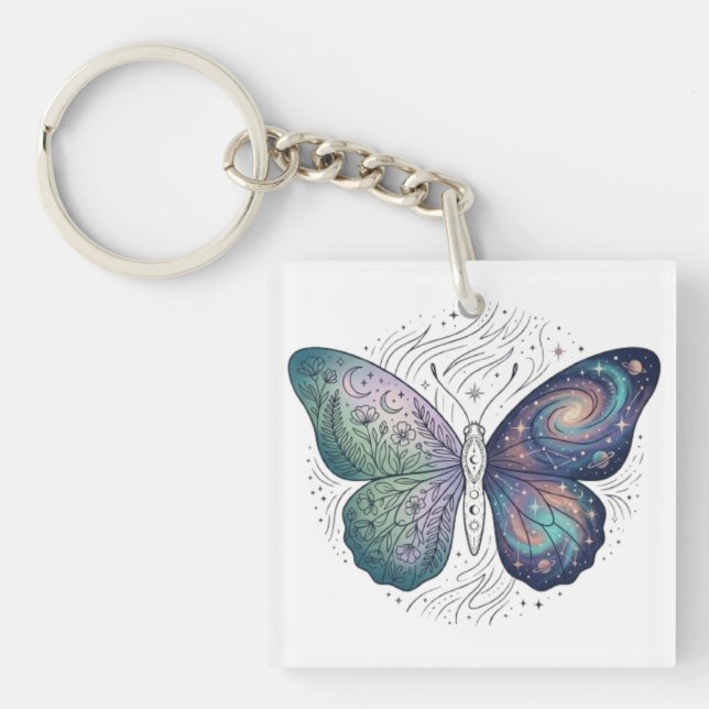Kosmiskt Fjäril Celestial Natur Estetik (Framsidan)