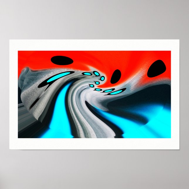 Kosmiskt förvrängning poster (Framsidan)