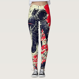 Kosmiskt fragment: Astronaut förlorad i rymden Leggings