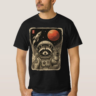 Kosmiskt fredsbevarare: Den selfiefotograferande a T Shirt