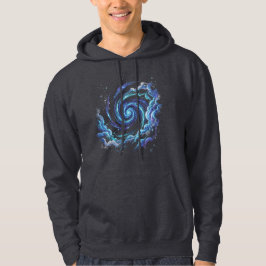 Kosmiskt Galax Virvel Abstrakt Hoodie