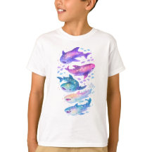 Kosmiskt Galaxhajar T-Shirt