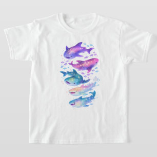 Kosmiskt Galaxhajar T-Shirt