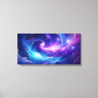 Kosmiskt galaxkonstverk canvastryck
