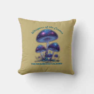 Kosmiskt Galaxy Svamp • Whimsisk Fantasy Svamp Kudde