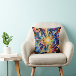 Kosmiskt geometriskt abstrakt sprängande kudde