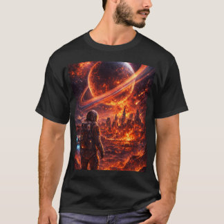 Kosmiskt Grafisk T-Shirt