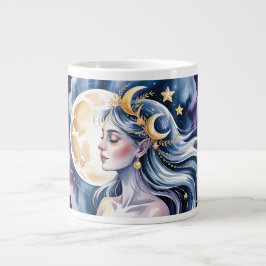 Kosmiskt gudinneväsen jumbo mugg