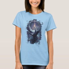 Kosmiskt Handmörkt Fantasy Kvinnors T-Shirt