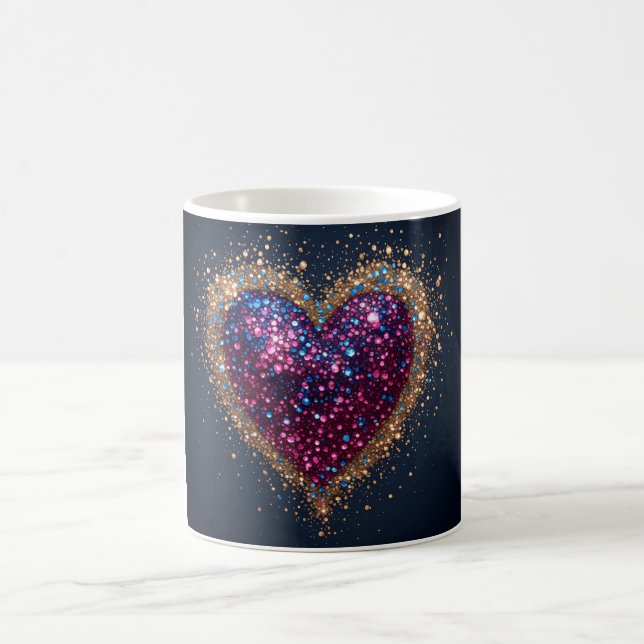 Kosmiskt Heligt Hjärta Kaffemugg (Center)