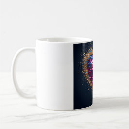Kosmiskt Heligt Hjärta Kaffemugg