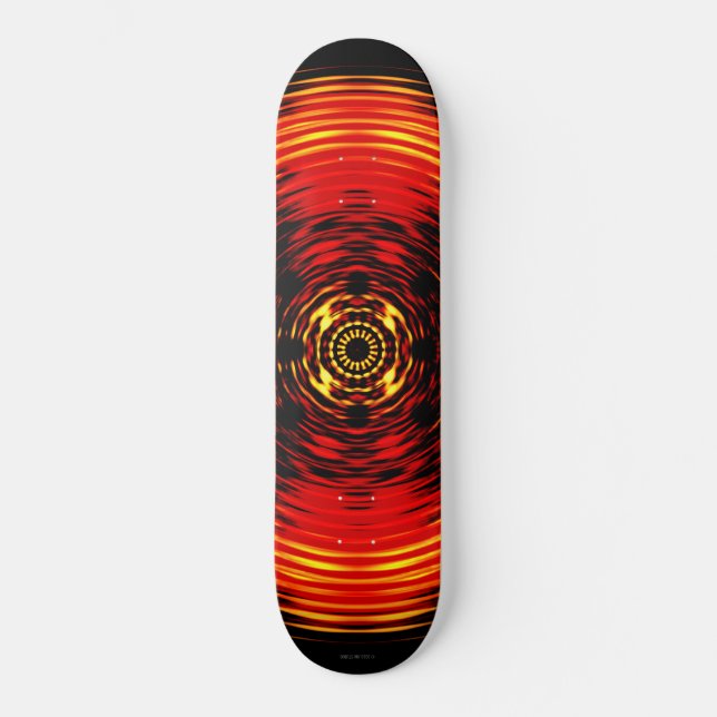 Kosmiskt hjulskateboard mini skateboard bräda 18,5 cm (Framsida)