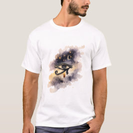 Kosmiskt Horusöga Forntida Egyptisk Symbol T Shirt